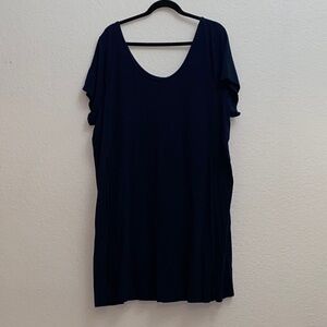 AnyBody 3X Navy Romper | NWOT | Lounge Jumpsuit | Pockets